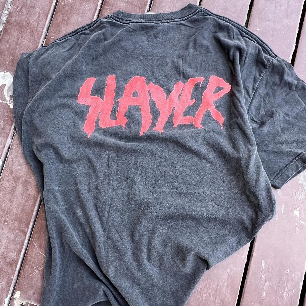 Slayer Vintage 90s Slayer T-shirt Size US XL / EU 56 / 4 - 7 Thumbnail