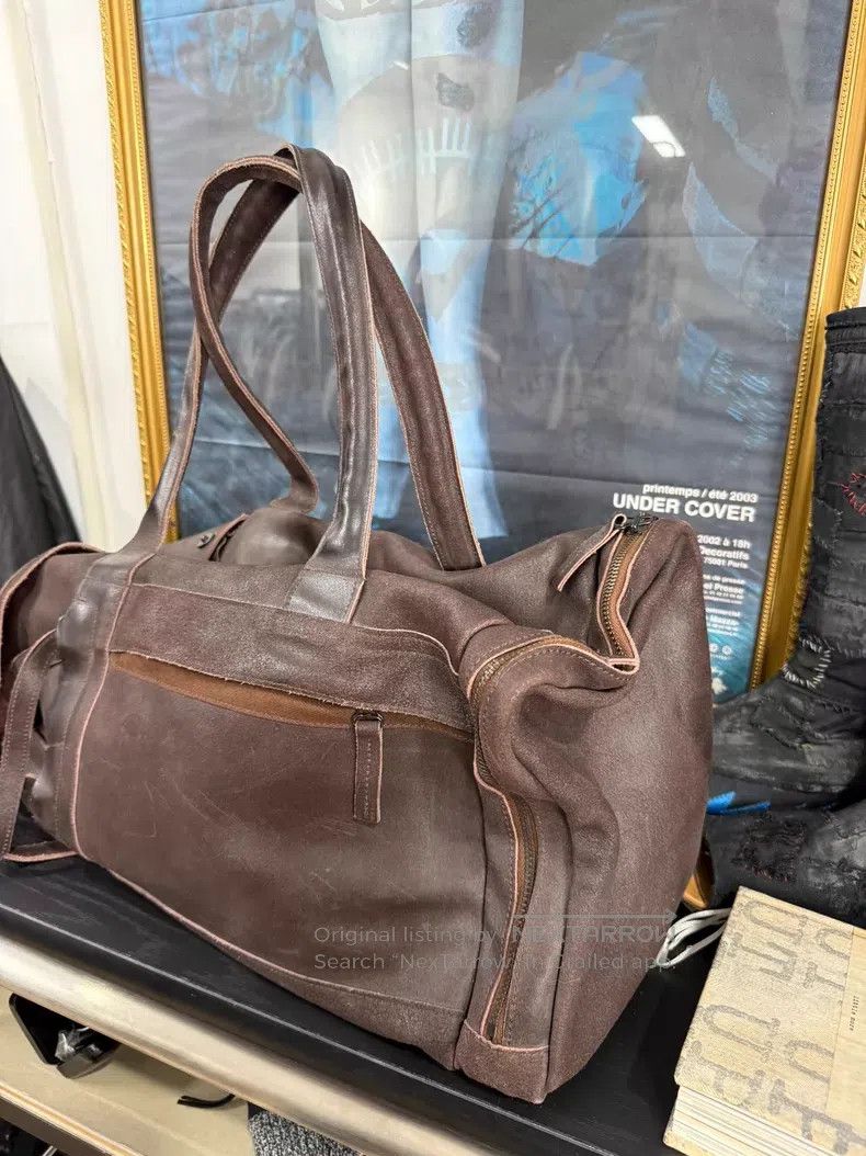 Yohji Yamamoto Yohji Yamamoto Large Boston Deconstructed Tote Bag Size ONE SIZE - 3 Thumbnail