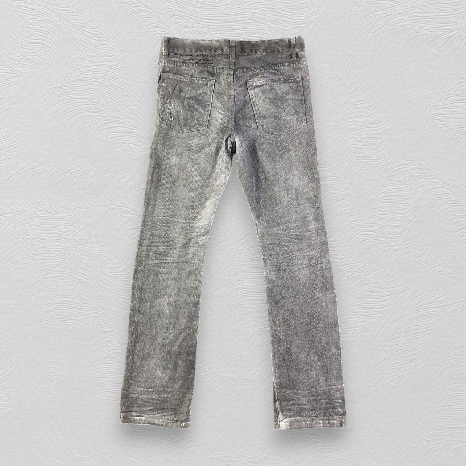 Japanese Brand Japanese Brand Bernings Sho Jeans Faded Gray Denim Size US 32 / EU 48 - 2 Thumbnail