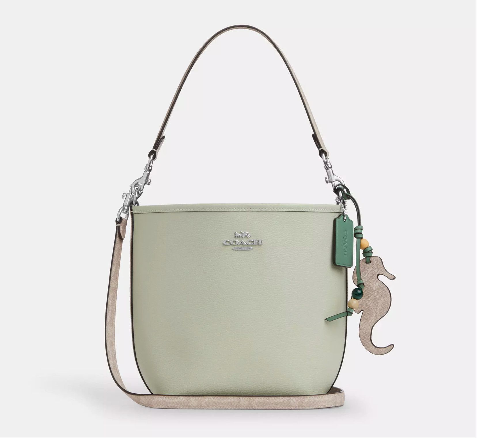 Coach City Bucket Bag With Seahorse Charm CBH75 Size ONE SIZE - 5 Thumbnail