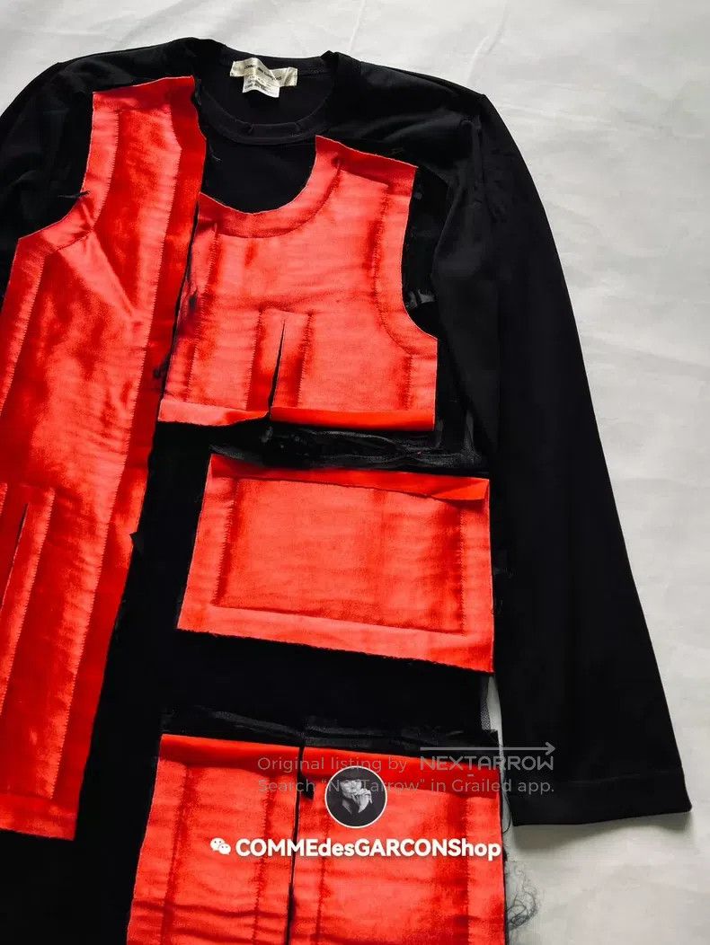 Comme des Garcons Comme Des Garcons Sewing collage design long-sleeved top Size US XS / EU 42 / 0 - 5 Thumbnail