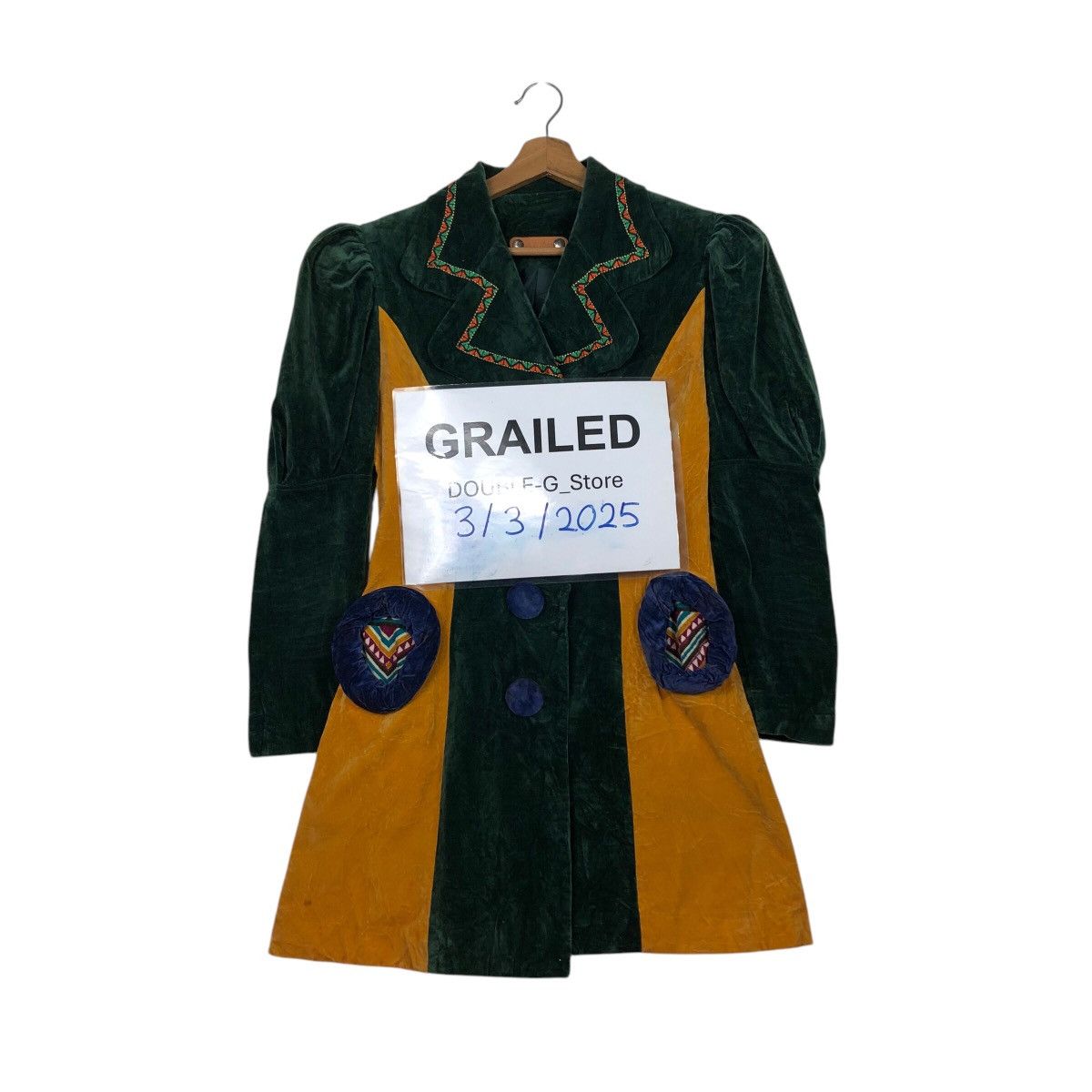 Japanese Brand 📌Vintage Chore Velvet Jacket De La Vianse Issey Miyake Size US M / EU 48-50 / 2 - 1 Thumbnail