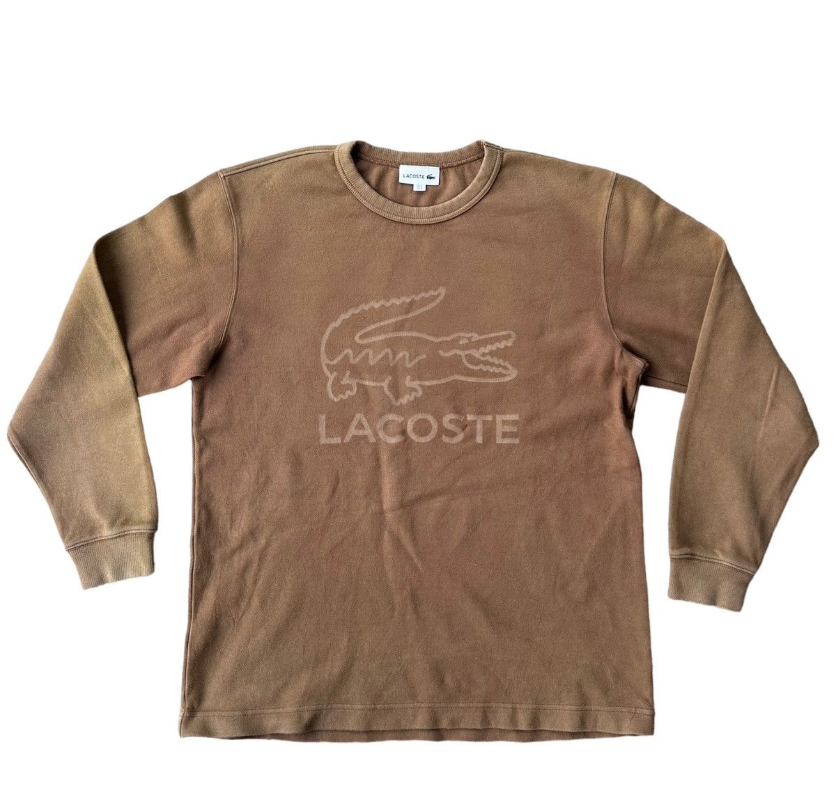 Lacoste Lacoste big logo longsleeve Size US S / EU 44-46 / 1 - 1 Thumbnail