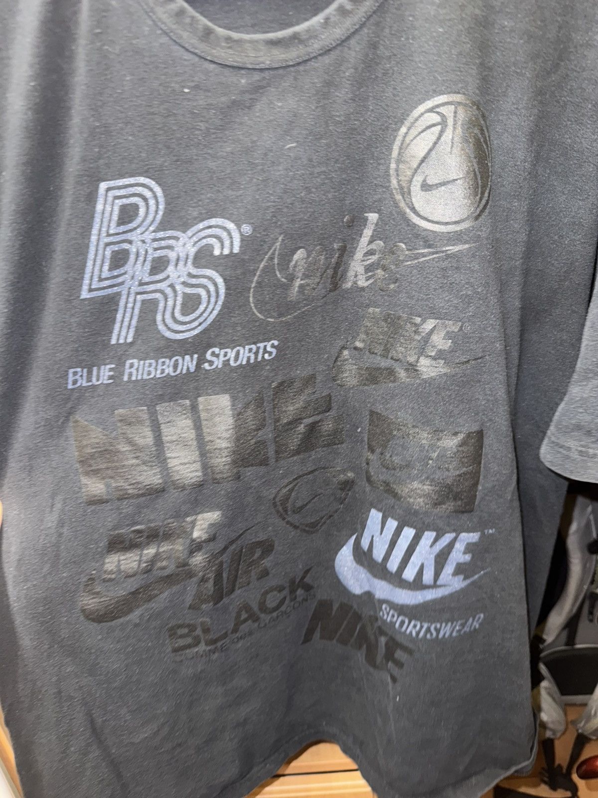 Comme des Garcons × Nike COMME DES GARCONS BLACK x Nike Oversized Tee Sports Rare Size US XL / EU 56 / 4 - 4 Thumbnail