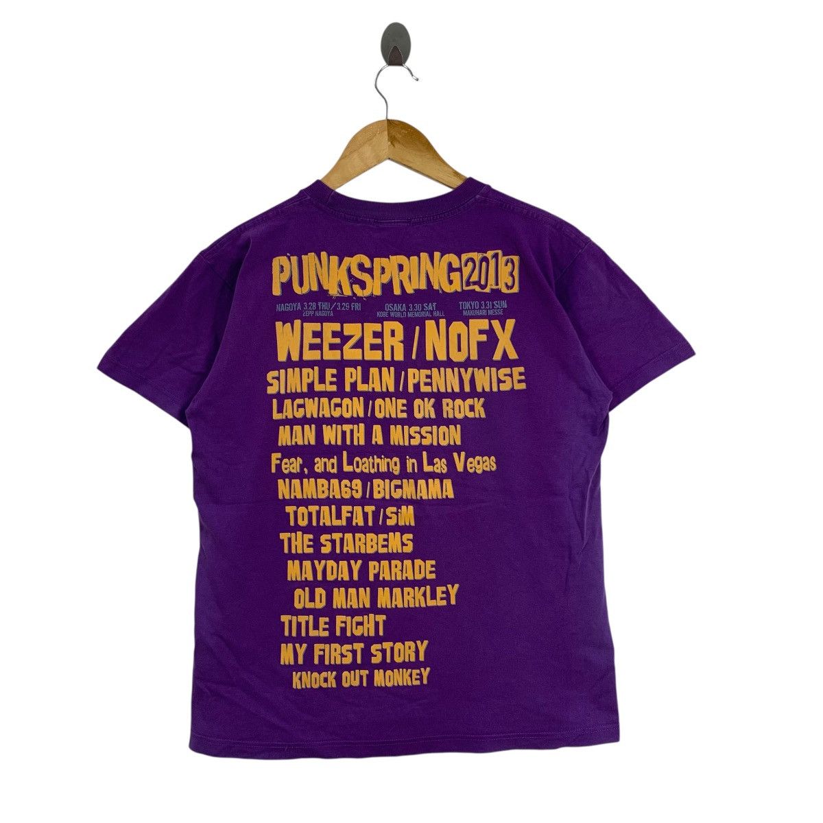 Japanese Brand PUNKSPRING 2013 Punk Forever Weezer Nofx JapaneseBand Tshirt Size US M / EU 48-50 / 2 - 2 Thumbnail