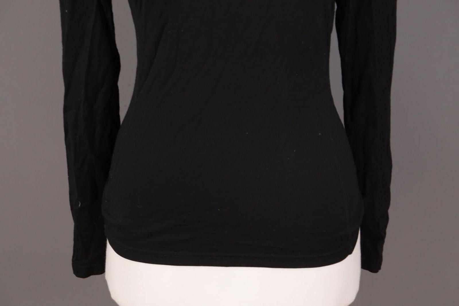 Icebreaker Icebreaker Black Merino Wool Long Sleeve Top Thermo T-Shirt Size M / US 6-8 / IT 42-44 - 3 Thumbnail