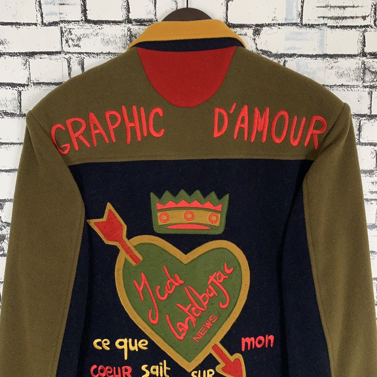 Jean Charles De Castelbajac Jean Charles de Castlebajac Wool Coat Blazer Jacket Size US M / EU 48-50 / 2 - 7 Thumbnail
