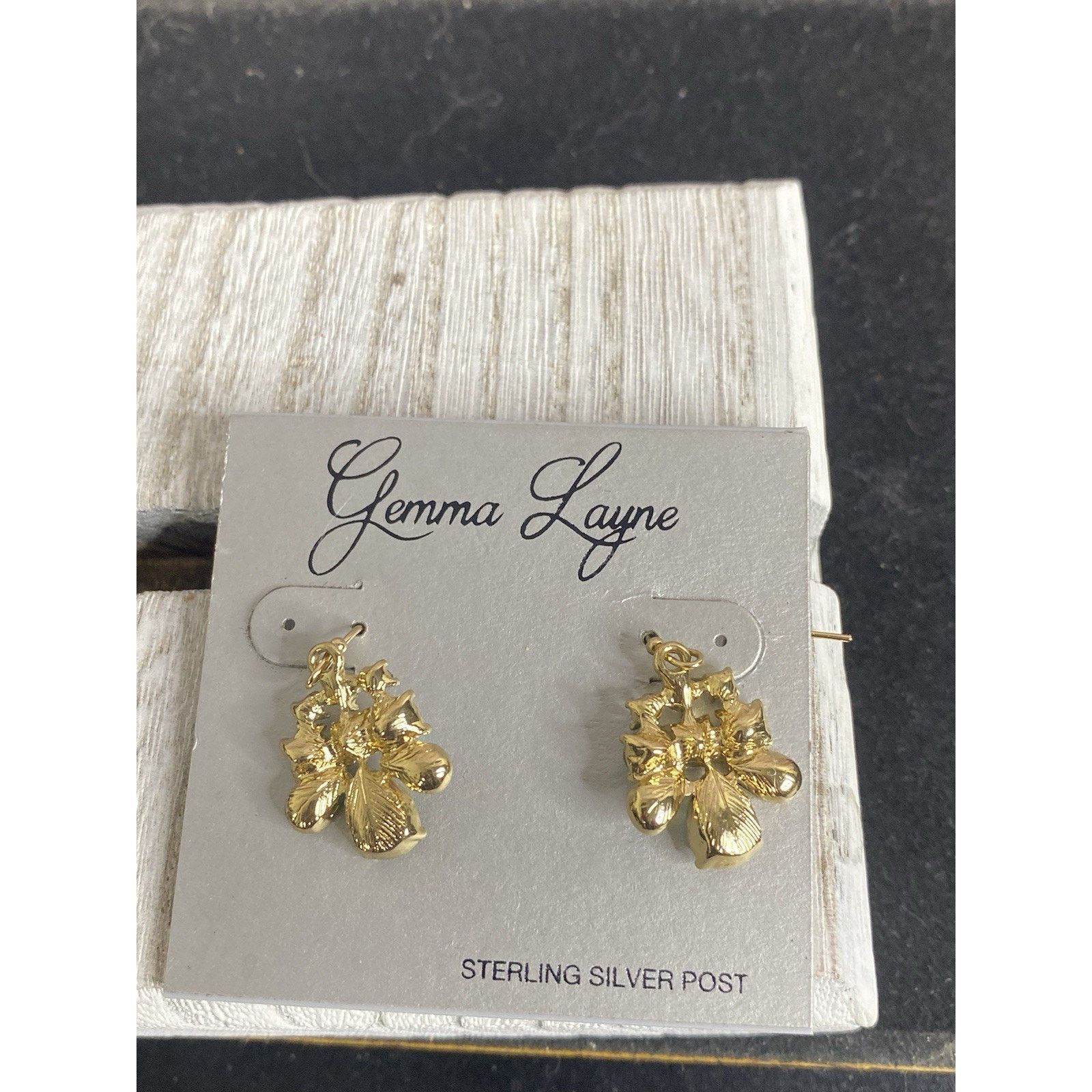 Sterling Silver NWT Gemma Layne Sterling Vermeil Earrings Multicolor Dangle Size ONE SIZE - 5 Thumbnail