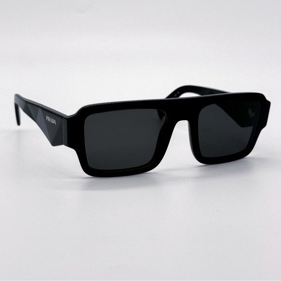 Prada NEW PRADA SPR A05 16K08Z SQUARE BLACK PRA05S 16K08Z UNISEX P Size ONE SIZE - 6 Thumbnail
