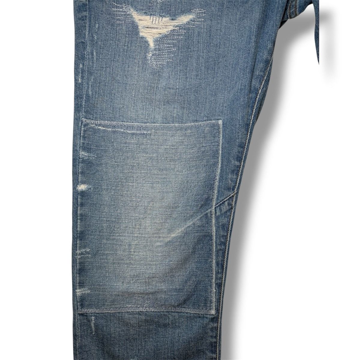 G-Star G-Star RAW D-Staq 3D Slim Jeans 36x32 Distressed 40" Waist Size US 36 / EU 52 - 6 Thumbnail