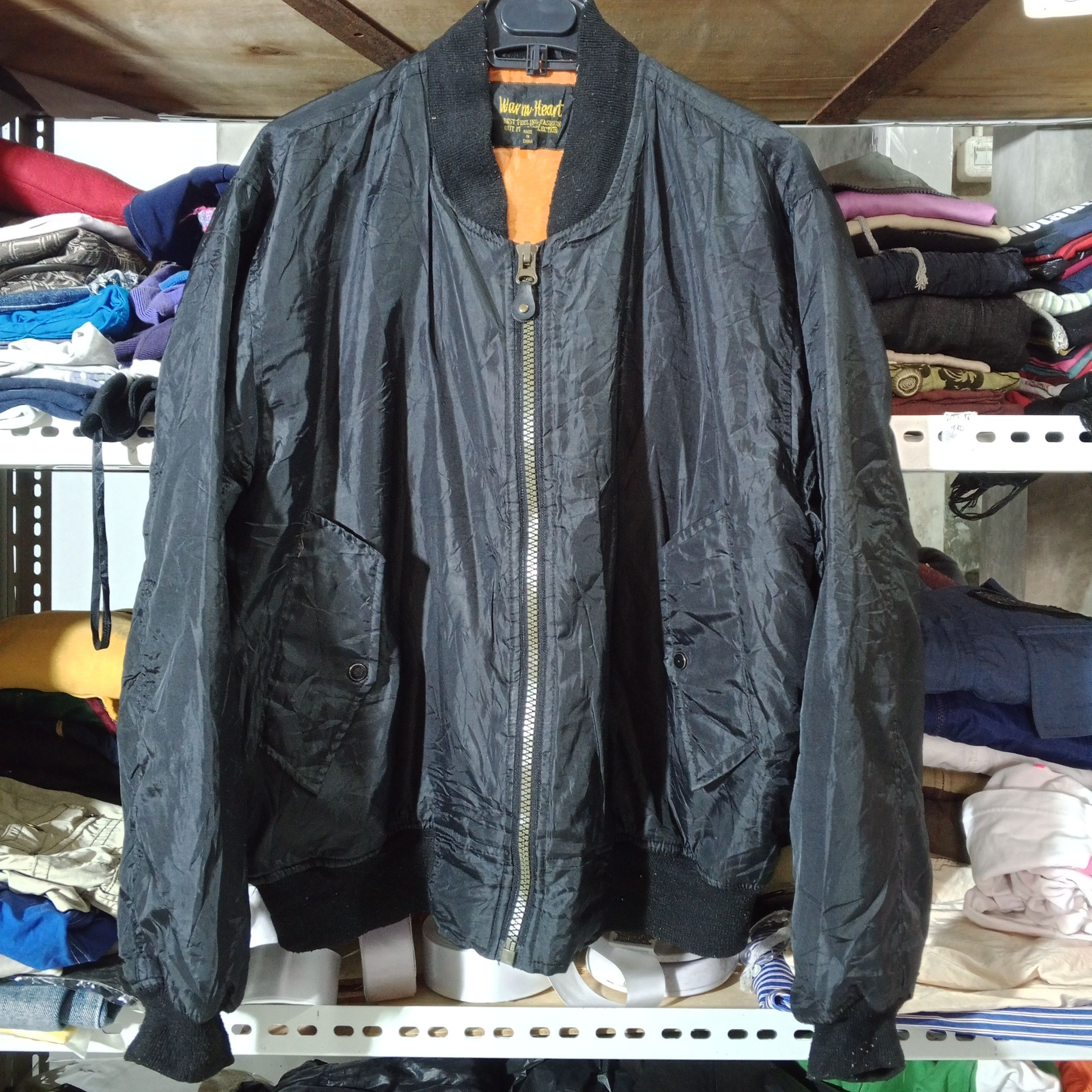 Japanese Brand Vintage MA-1 Bomber Flight Jacket Size US L / EU 52-54 / 3 - 1 Thumbnail