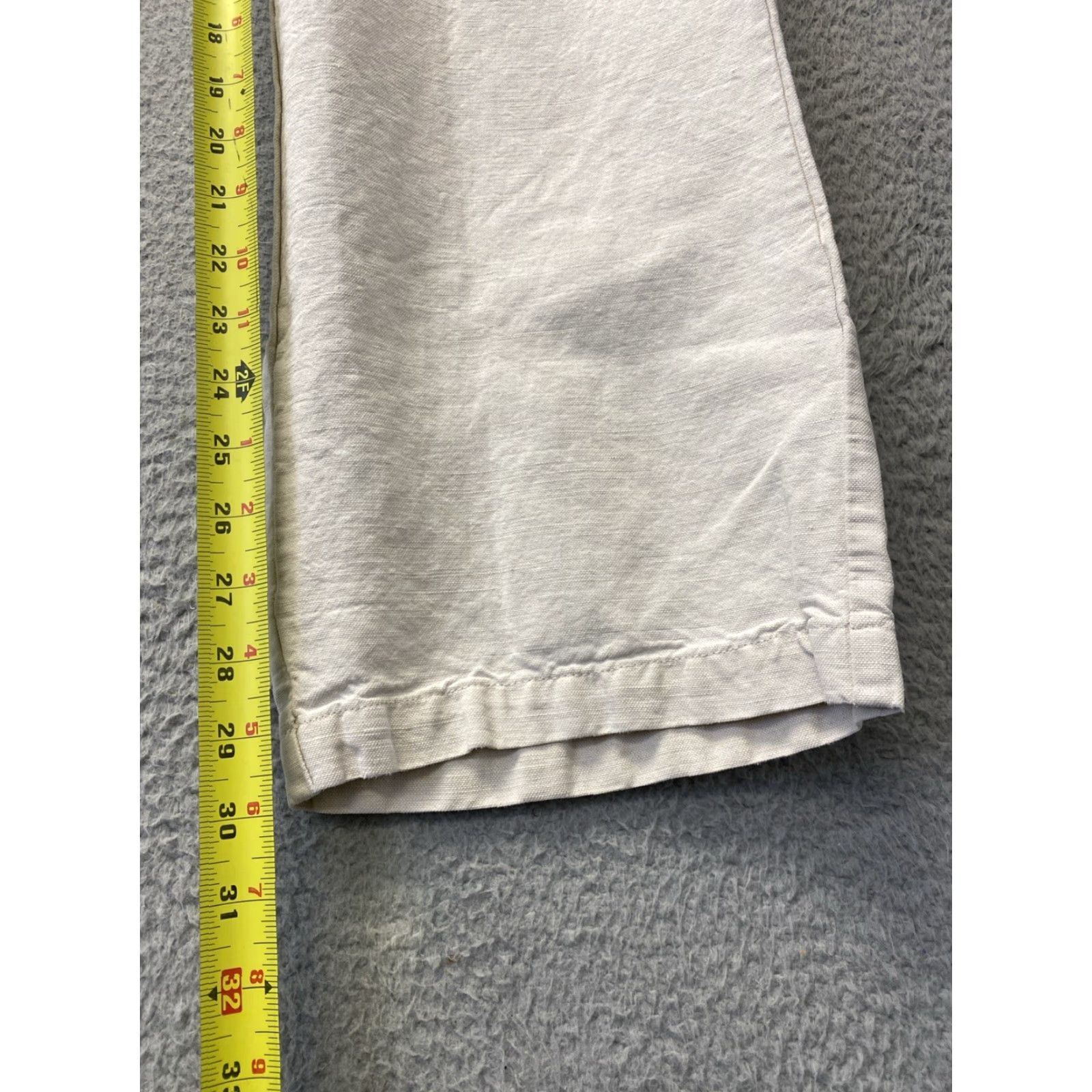 Cubavera Cubavera Linen-Blend Pants Mens Size 36x30 Beige /129-24 Size US 36 / EU 52 - 5 Thumbnail