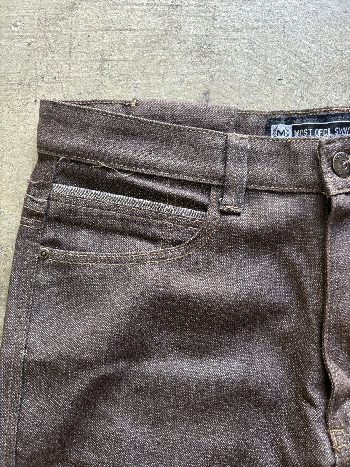 Other Most Ofcl Sviin Authentic Standard Brown denim jeans Size US 36 / EU 52 - 4 Thumbnail
