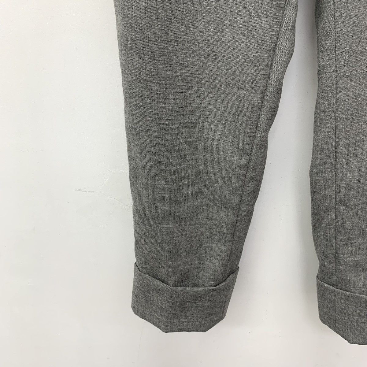 Thom Browne THOM BROWNE Grey Wool Straight Leg Trousers K26WX Size 28" / US 6 / IT 42 - 5 Thumbnail