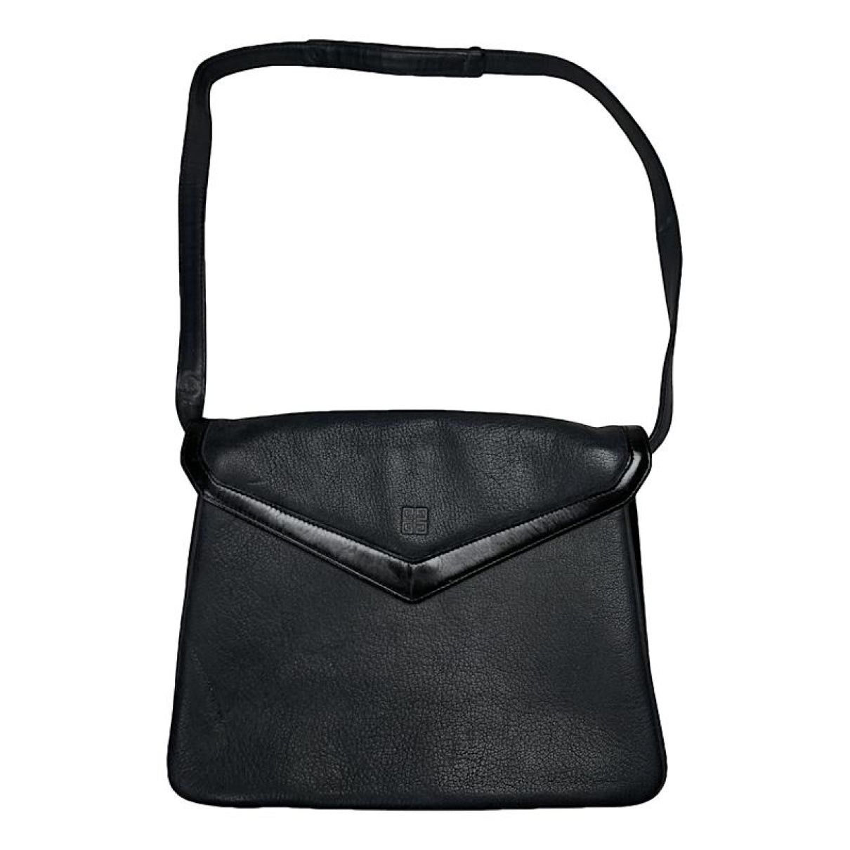 Whip Black Leather Handbag