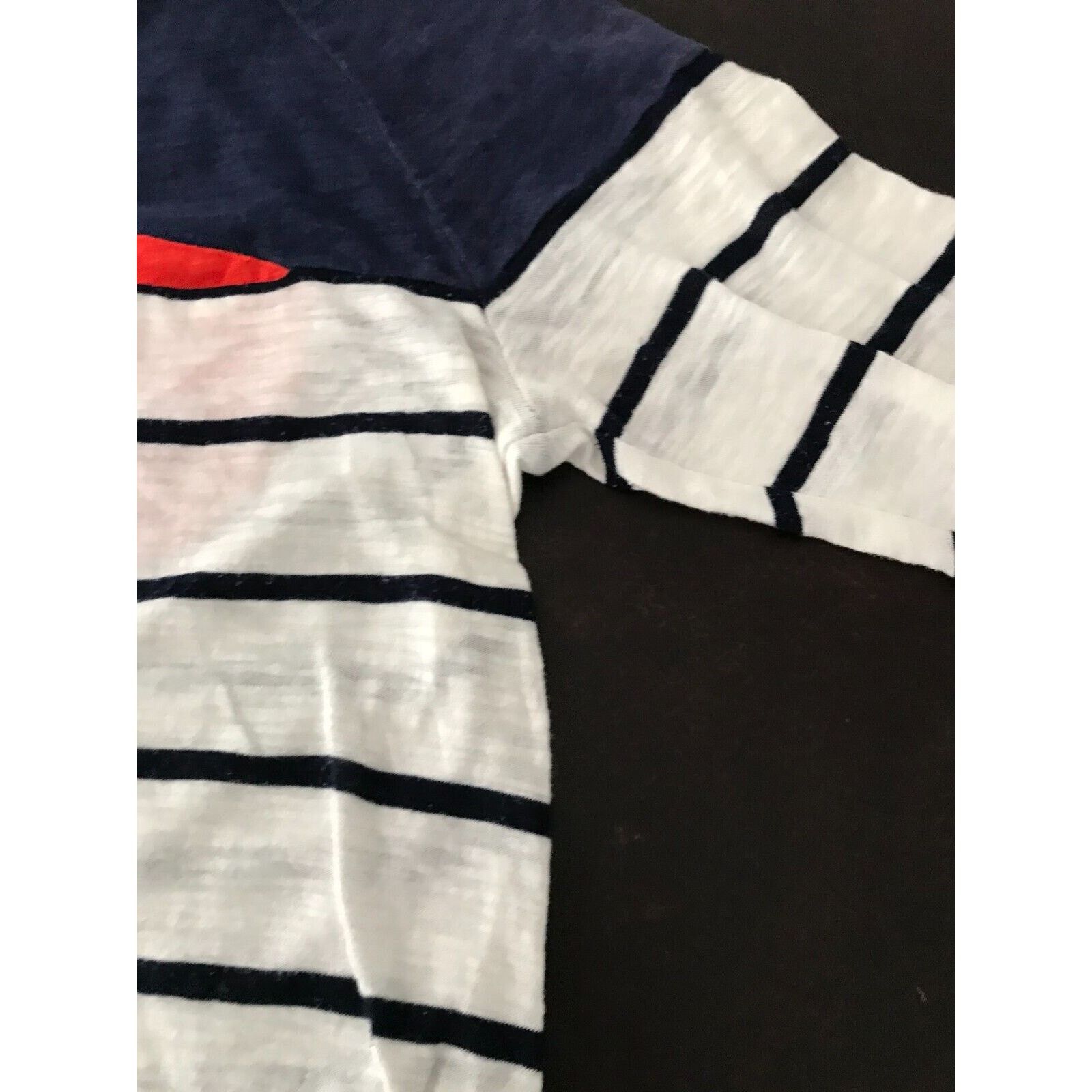 Anthropologie Anthropologie Postmark Women's Navy/White Striped Shirt Size M / US 6-8 / IT 42-44 - 11 Thumbnail