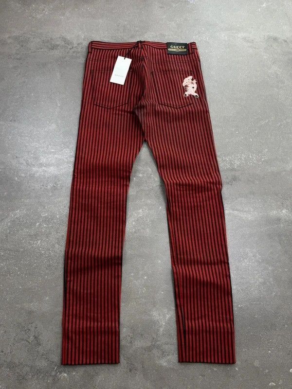 Gucci Gucci jean stripes denim skinny NEW luxury street wear Size US 30 / EU 46 - 2 Thumbnail