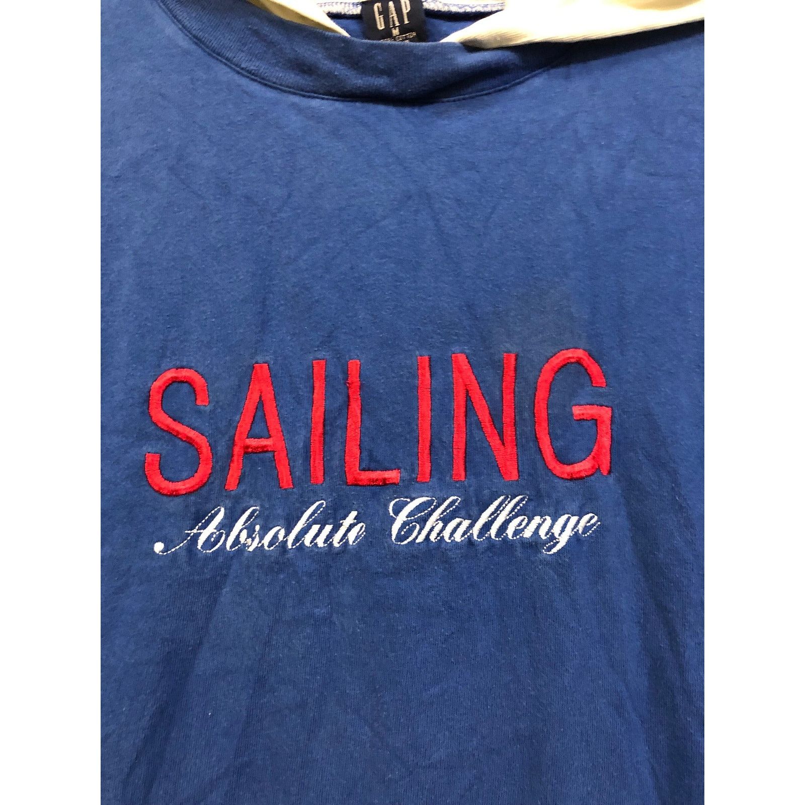 Gap Vintage Gap sailing hoodie Sweatshirt size medium 1990s 80s Size US M / EU 48-50 / 2 - 2 Thumbnail