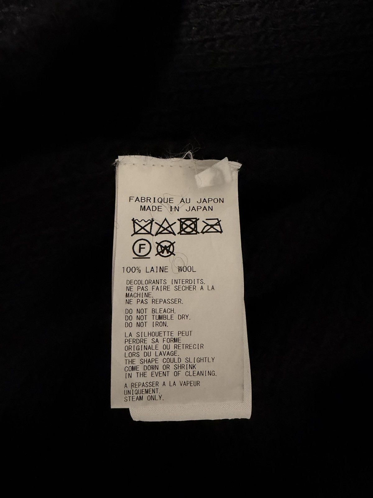 Yohji Yamamoto Yohji Yamamoto Oversized Heavy Knit Size US L / EU 52-54 / 3 - 5 Thumbnail