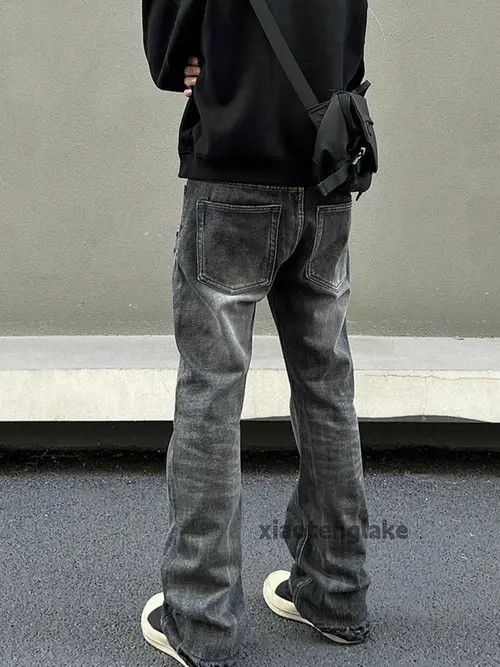 Japanese Brand × Jean Vintage washed ripped bootcut jeans Size US 32 / EU 48 - 3 Thumbnail