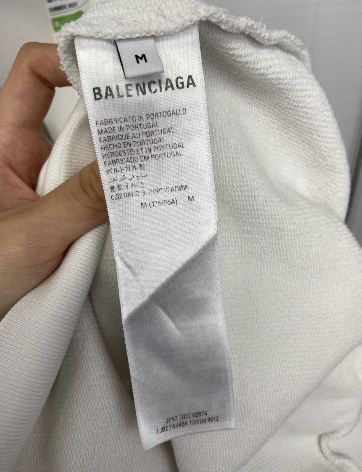 Balenciaga Balenciaga refrigerator sticker sticker white zipper jacket Size US M / EU 48-50 / 2 - 6 Thumbnail