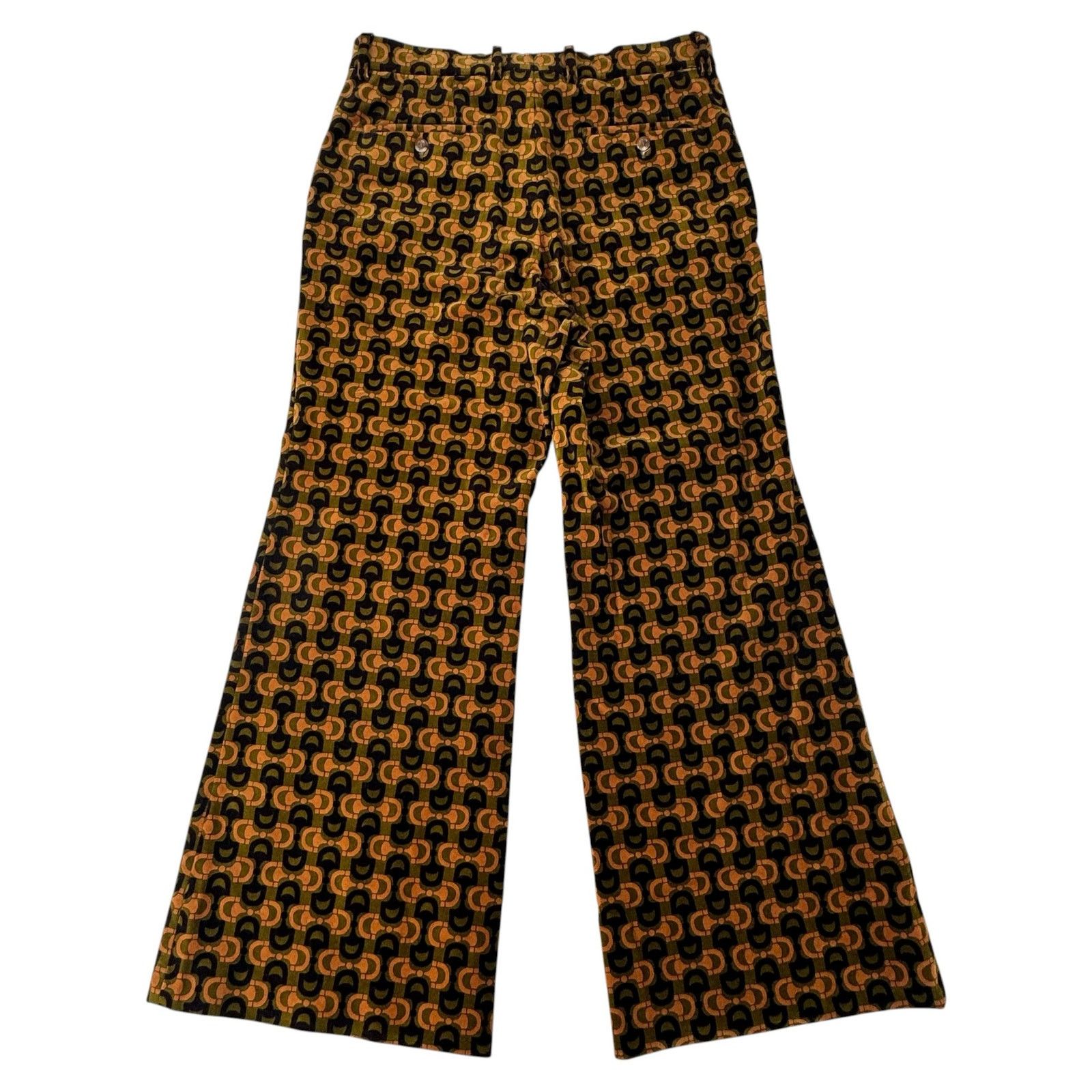 Gucci Gucci Horsebit Velvet Flared Pants Size US 34 / EU 50 - 2 Thumbnail