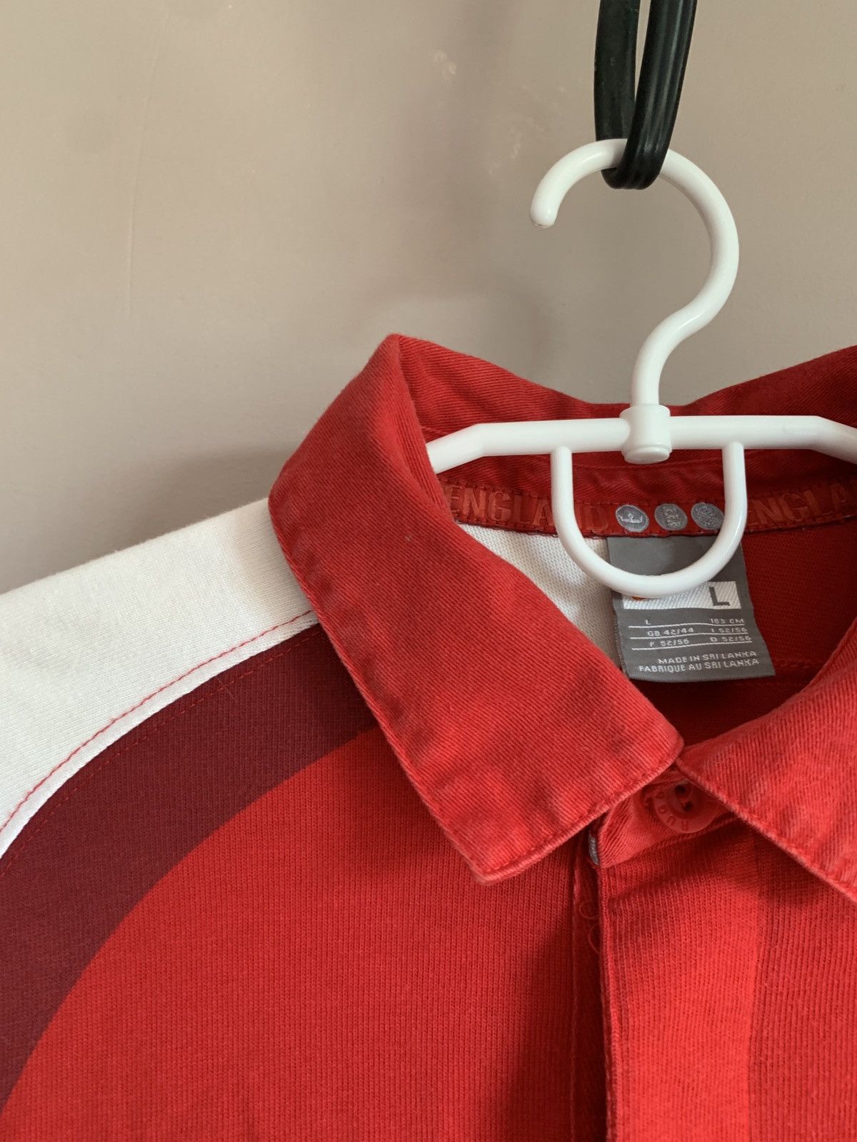 Nike England 2007 World Cup Rugby Union Shirt Nike Vintage Jersey Size US L / EU 52-54 / 3 - 6 Thumbnail
