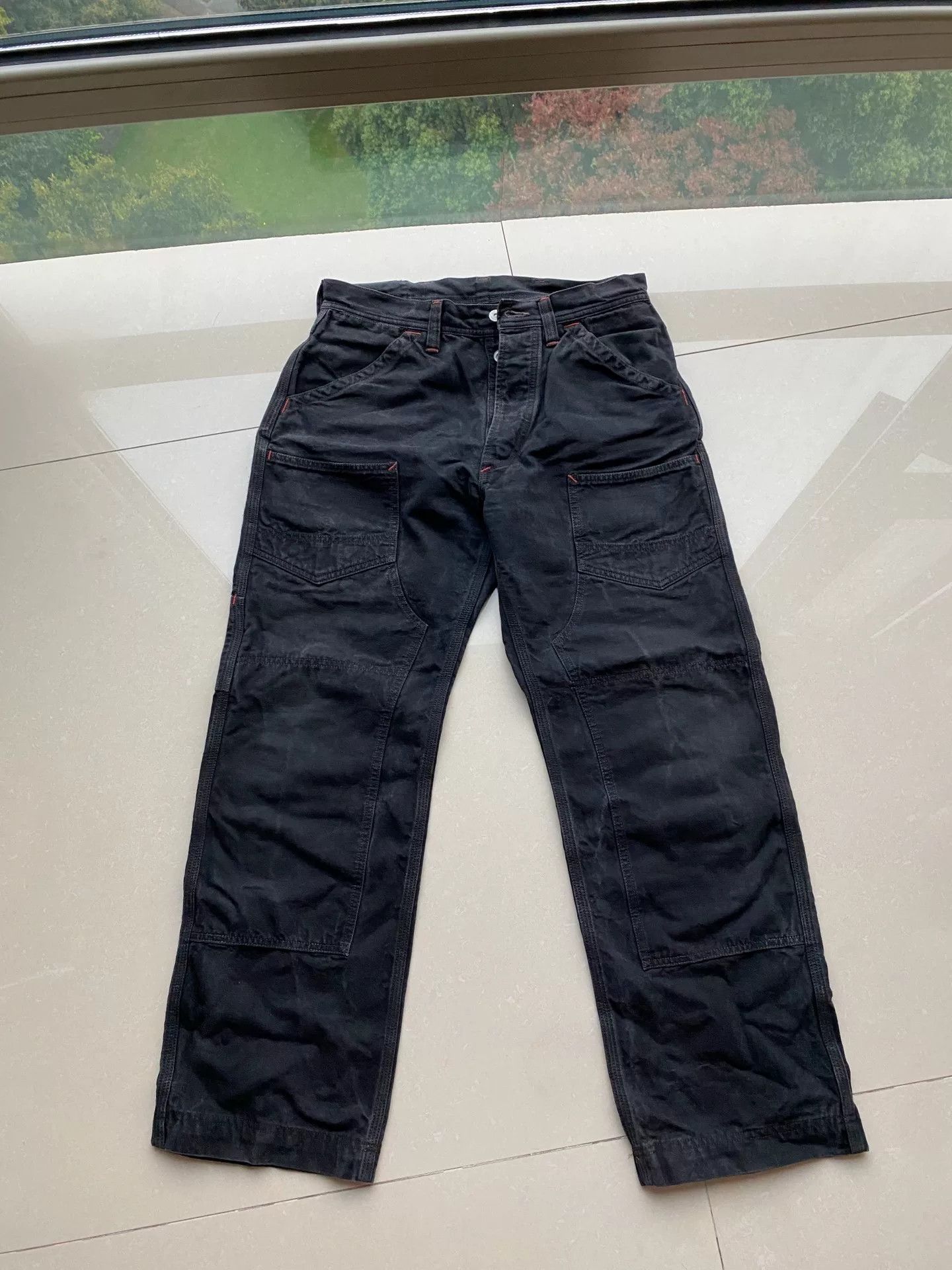 Freewheelers black derrickman bootleggers pants Size US 39 - 1 Thumbnail