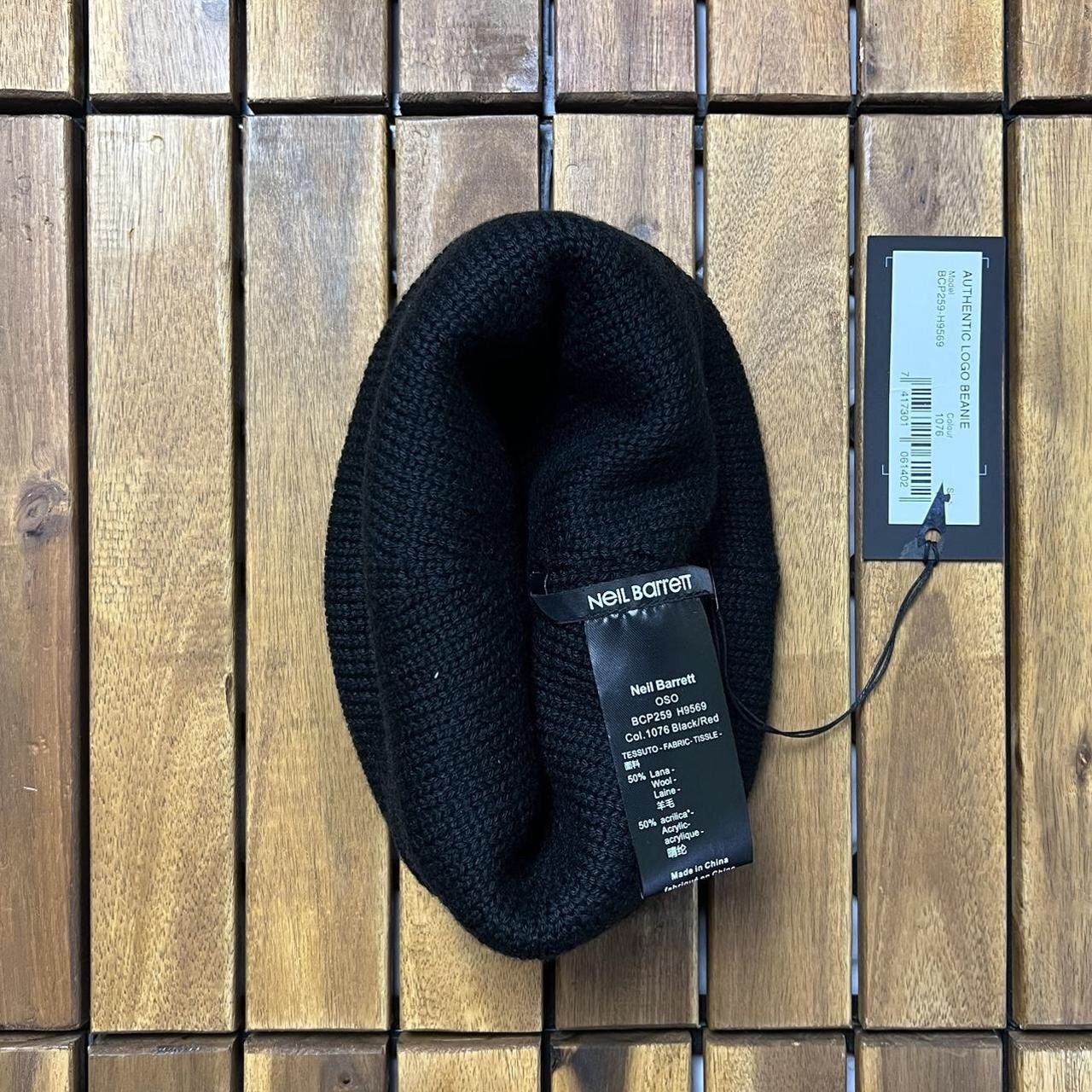 Neil Barrett NEIL BARRETT BEANIE ~ AUTHENTIC LOGO ~ Size ONE SIZE - 3 Thumbnail