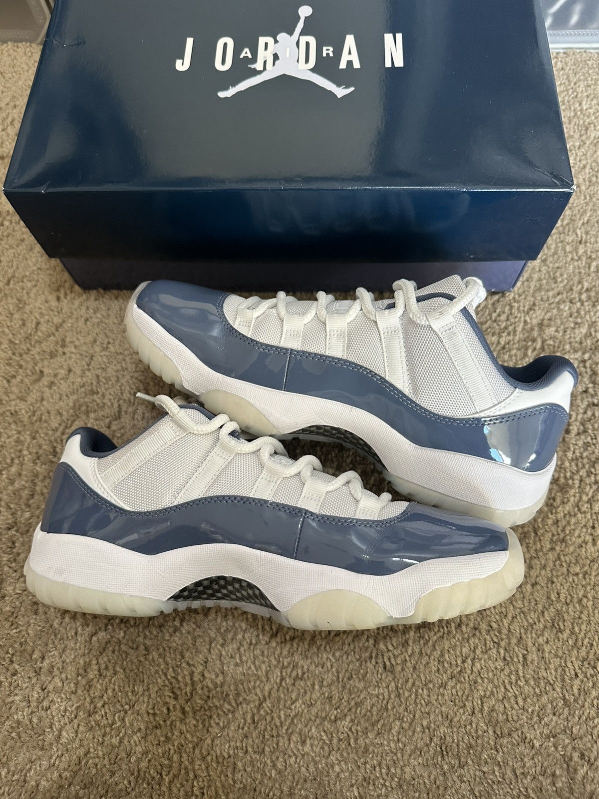 Jordan Brand Size 9.5 - Jordan 11 Retro Low Diffused Blue (FV5104-104) Size US 9.5 / EU 42-43 - 2 Thumbnail