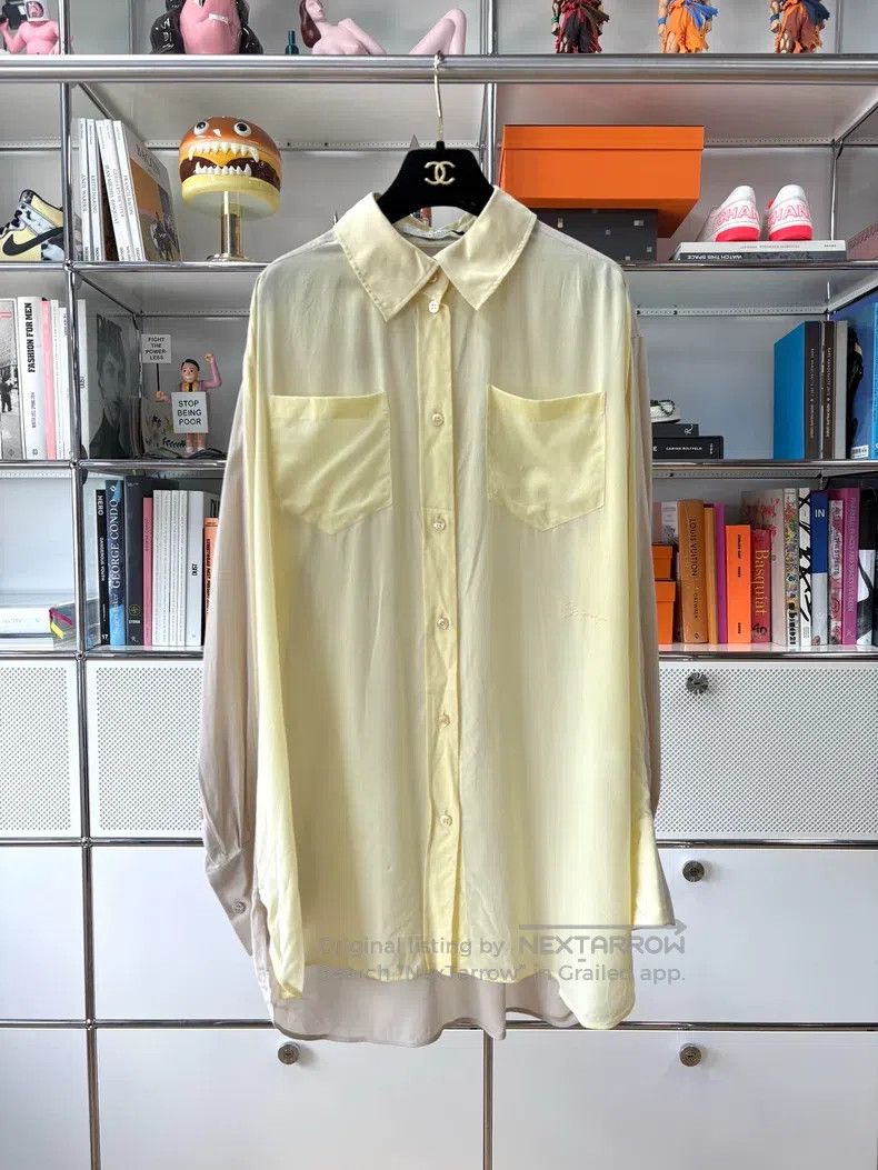 Givenchy Givenchy 100% pure mulberry silk - yellow and blue color b Size US L / EU 52-54 / 3 - 1 Thumbnail