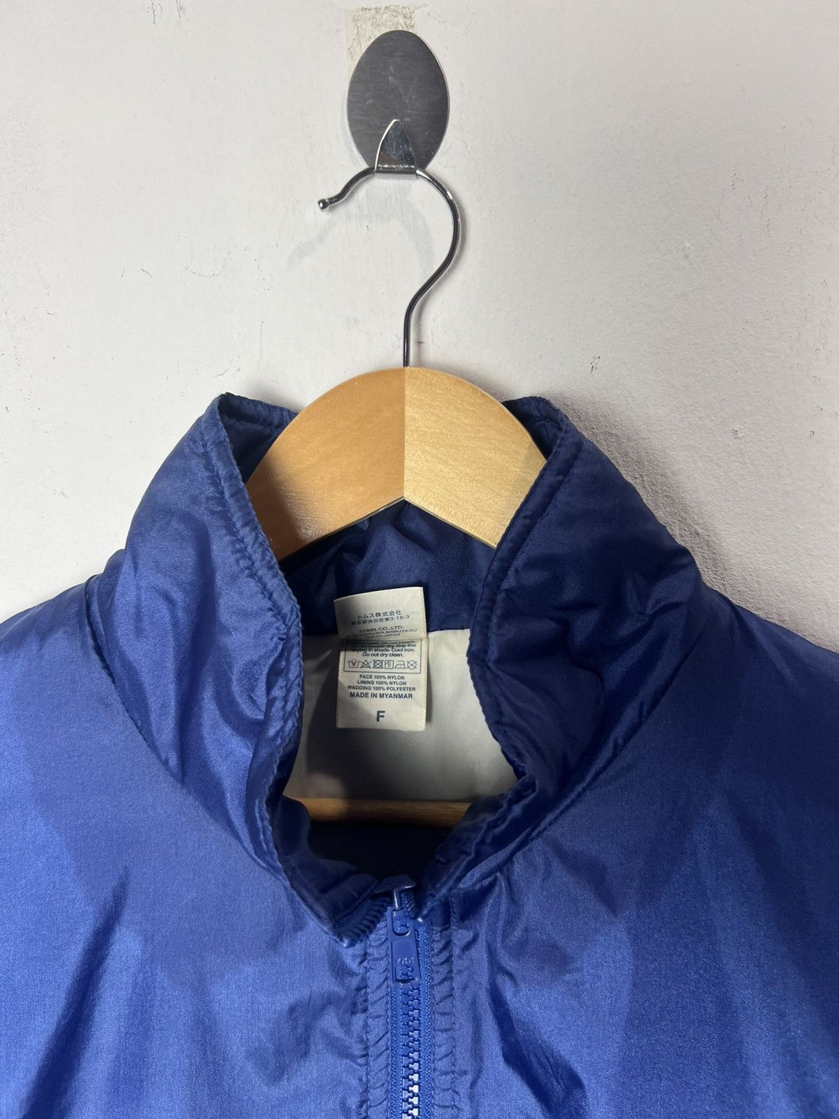 Vintage Vintage NGK Blue Nylon Jacket Size US L / EU 52-54 / 3 - 6 Thumbnail