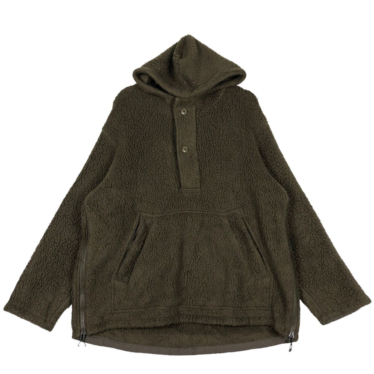 Hysteric Glamour 🔥Anorak Jacket Fleece Hoodie Military Style Stammbaum Size US L / EU 52-54 / 3 - 1 Thumbnail