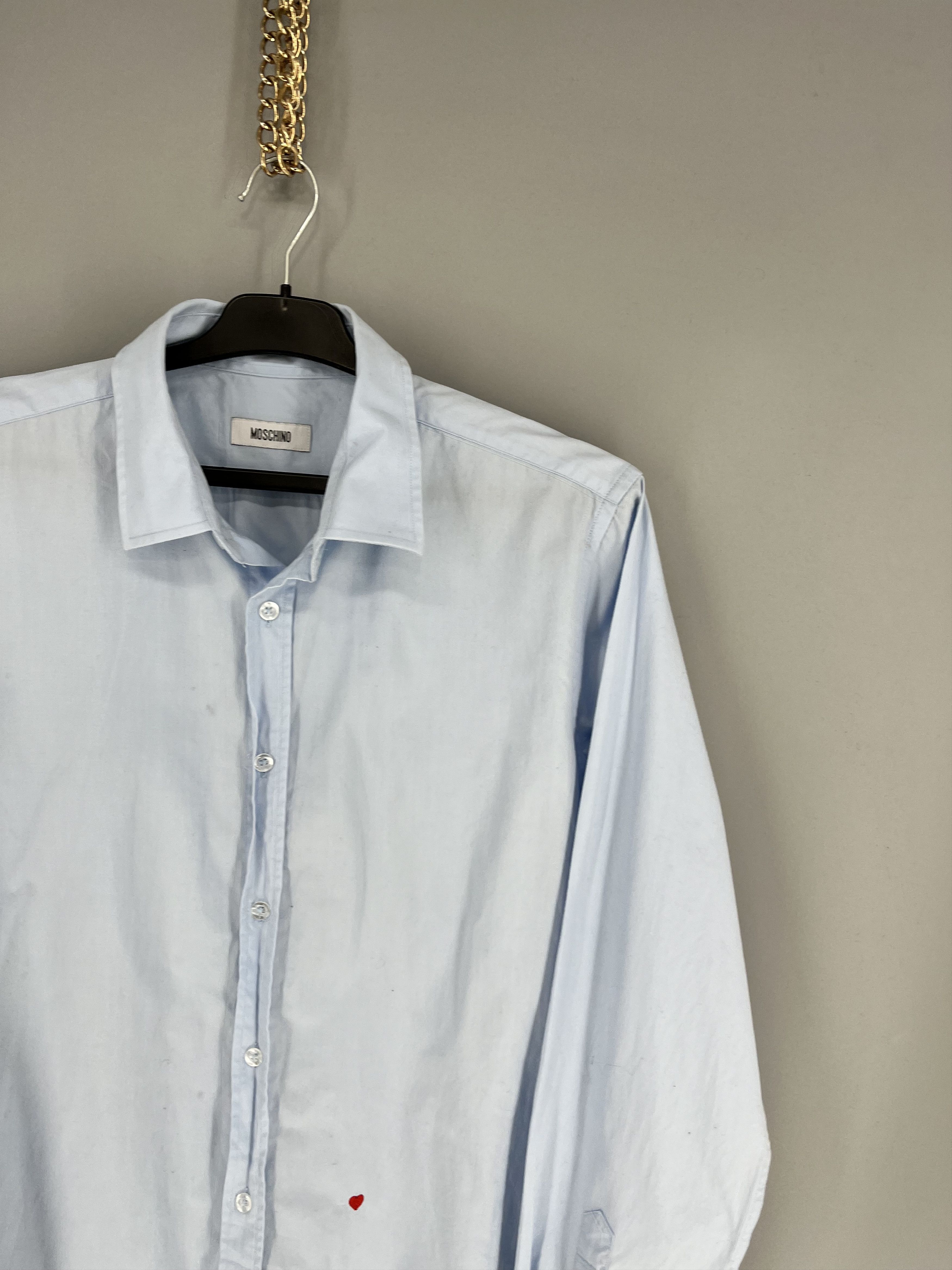 Moschino Moschino Shirt Button Ups Vintage Luxury Size US L / EU 52-54 / 3 - 5 Thumbnail