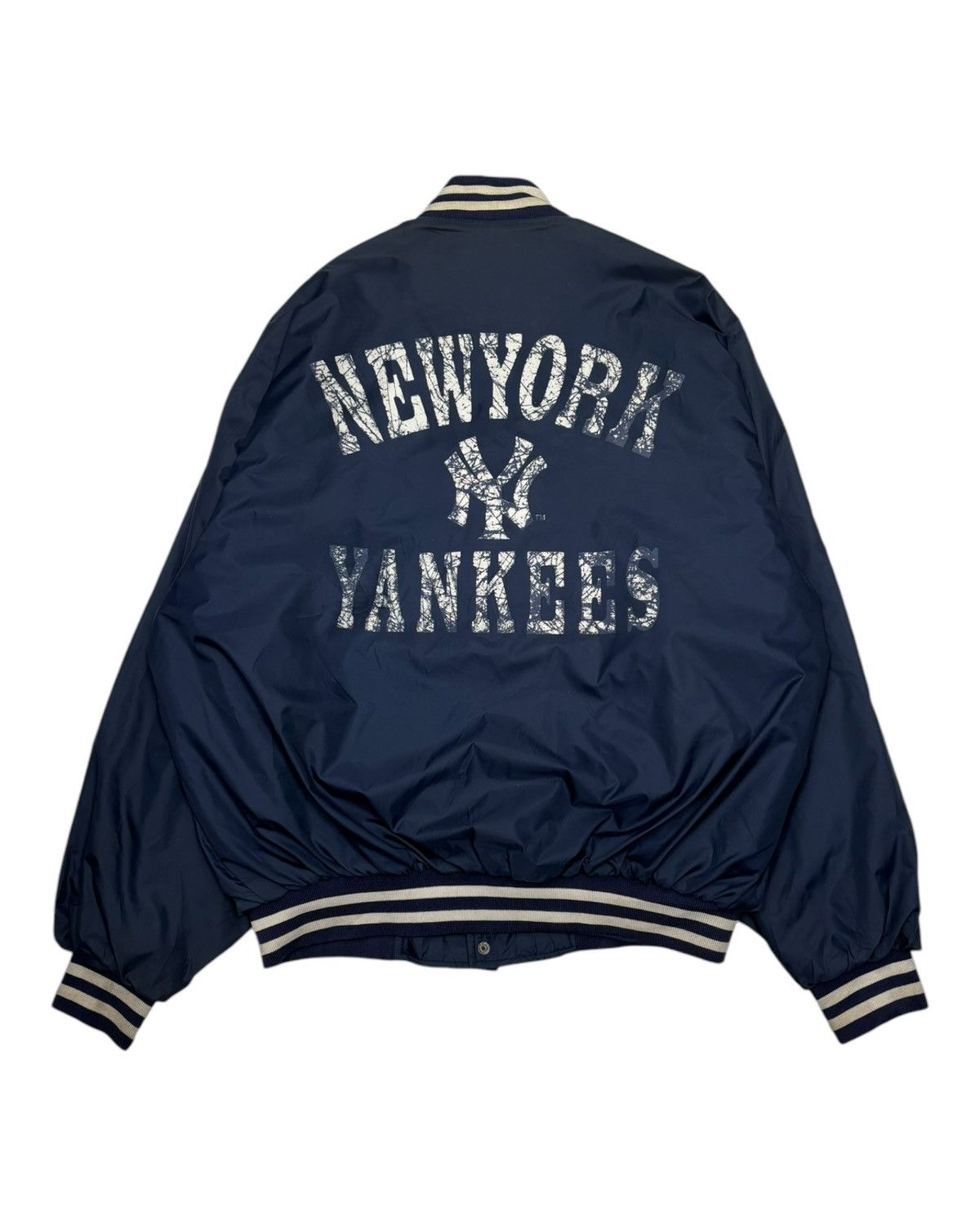 MLB 🔥VTG New York Yankees MLB Authentic Varsity Jacket Size US L / EU 52-54 / 3 - 2 Thumbnail