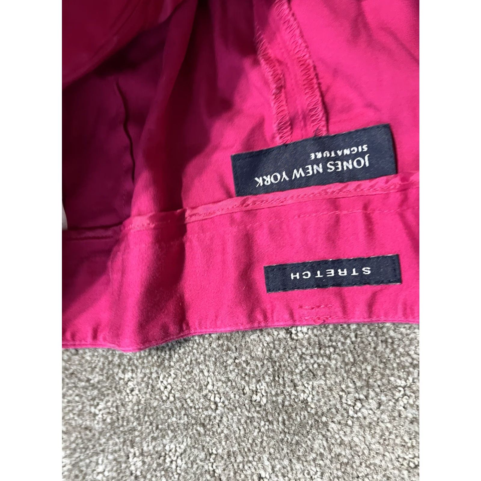 Jones New York Jones New York Signature Capri Women Classic Capri 30 Pink 26 Inseam Cotton Stretch 5-Pocket Denim Jeans Size 30 Regular Womens Size ONE SIZE - 4 Thumbnail
