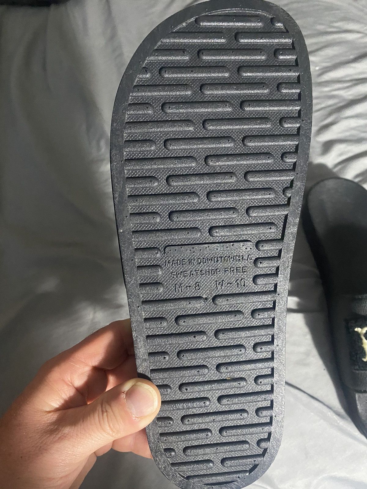 For Those Who Sin FTWS chenille patch slides Size US 8 / EU 41 - 2 Thumbnail