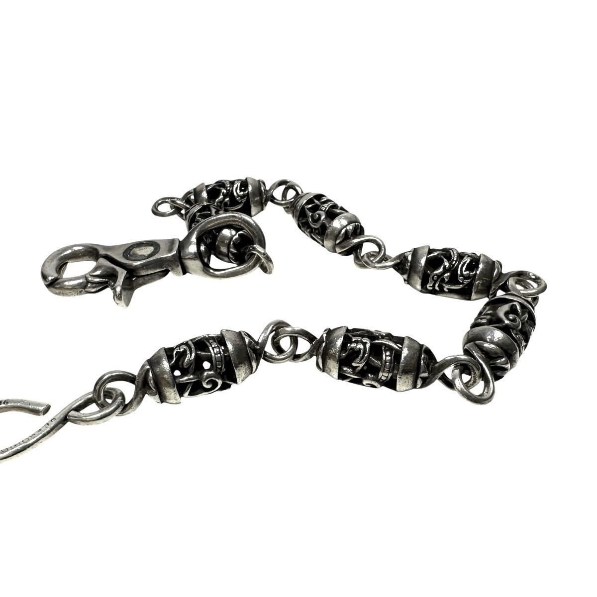 Chrome Hearts Chrome Hearts Short Roller wallet chain 7links Size ONE SIZE - 4 Thumbnail