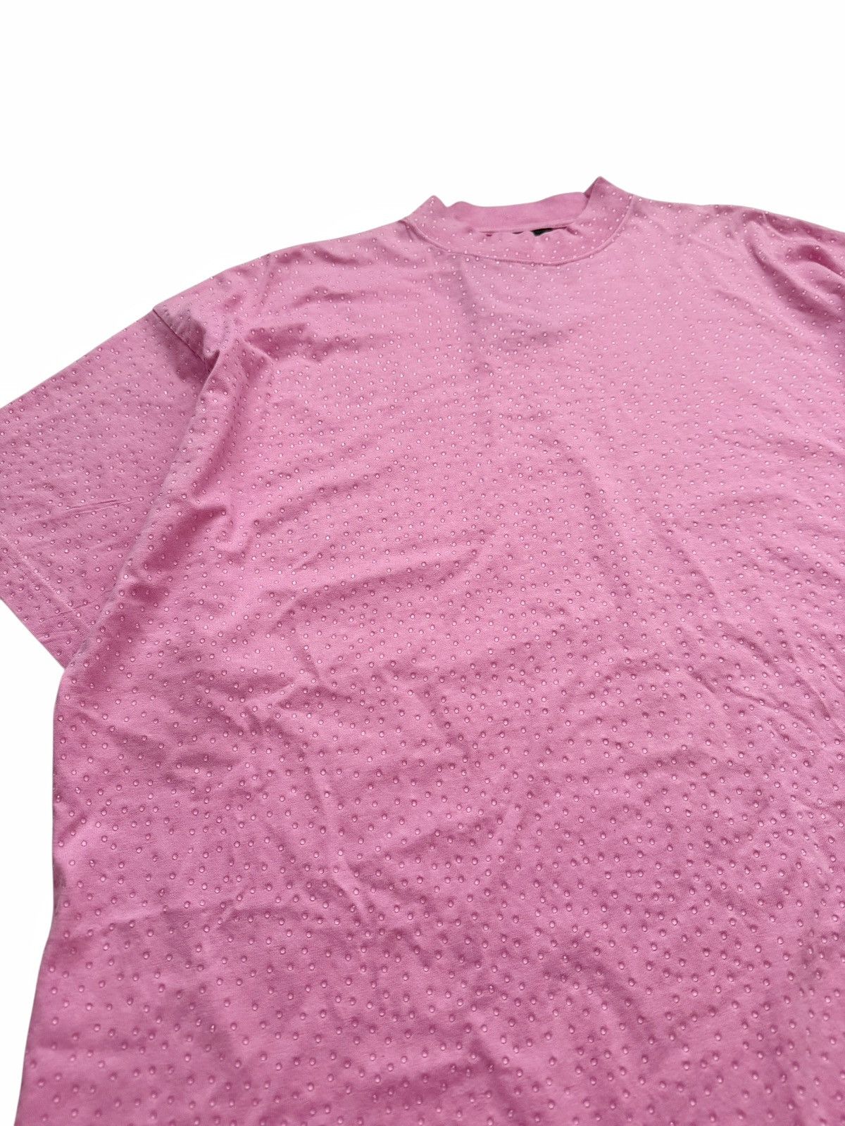Balenciaga $2,250 Strass Crystal Bedazzled Pink Shirt Size US XL / EU 56 / 4 - 3 Thumbnail