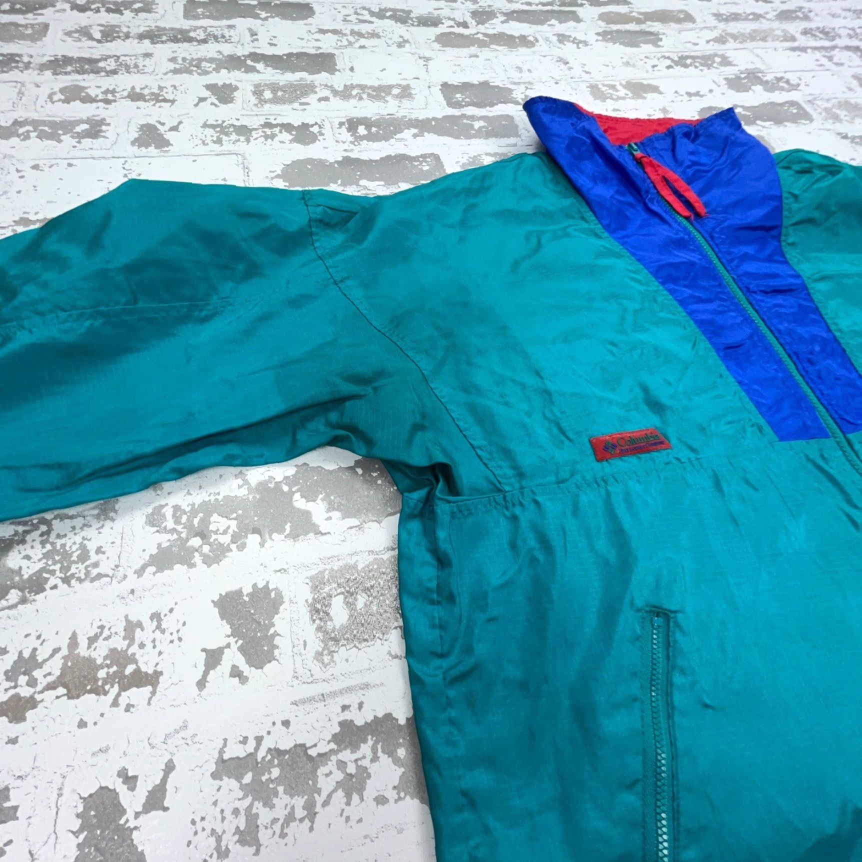 Vintage Vintage Columbia Jacket Men Medium Blue Green Windbreaker Teal 90s Packable Columbia Windbreaker Jacket Mens Medium Green Plaid 90s Outdoor Size US M / EU 48-50 / 2 - 7 Thumbnail