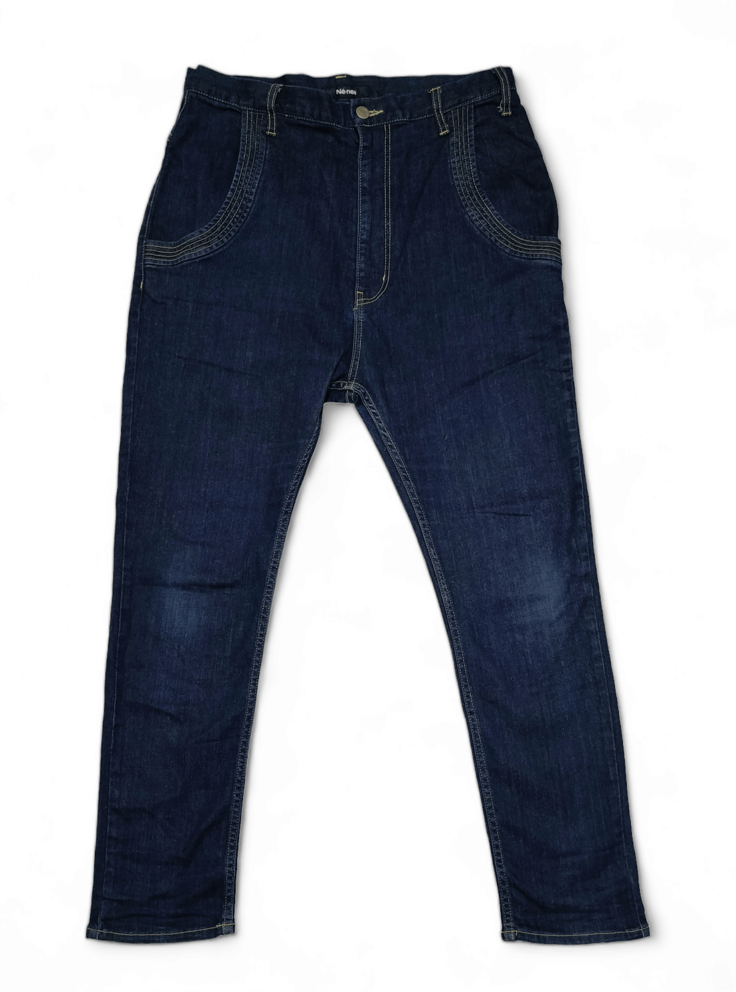 Issey Miyake Vintage Y2K Ne-net by Issey Miyake Avant-Garde Denim Jeans Size US 32 / EU 48 - 2 Thumbnail