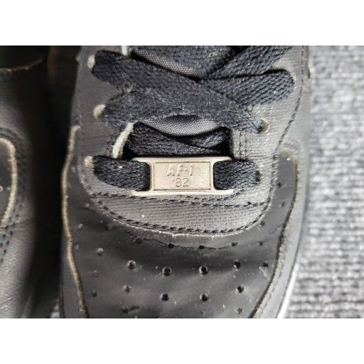 Nike Nike Air Force 1 High Triple Black Sneakers Men Sz 9 315121- Size US 9 / EU 42 - 4 Thumbnail
