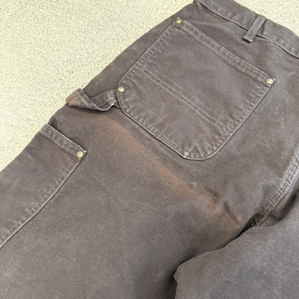 Carhartt Vintage Brown Carhartt Double knee pants Size US 36 / EU 52 - 7 Thumbnail