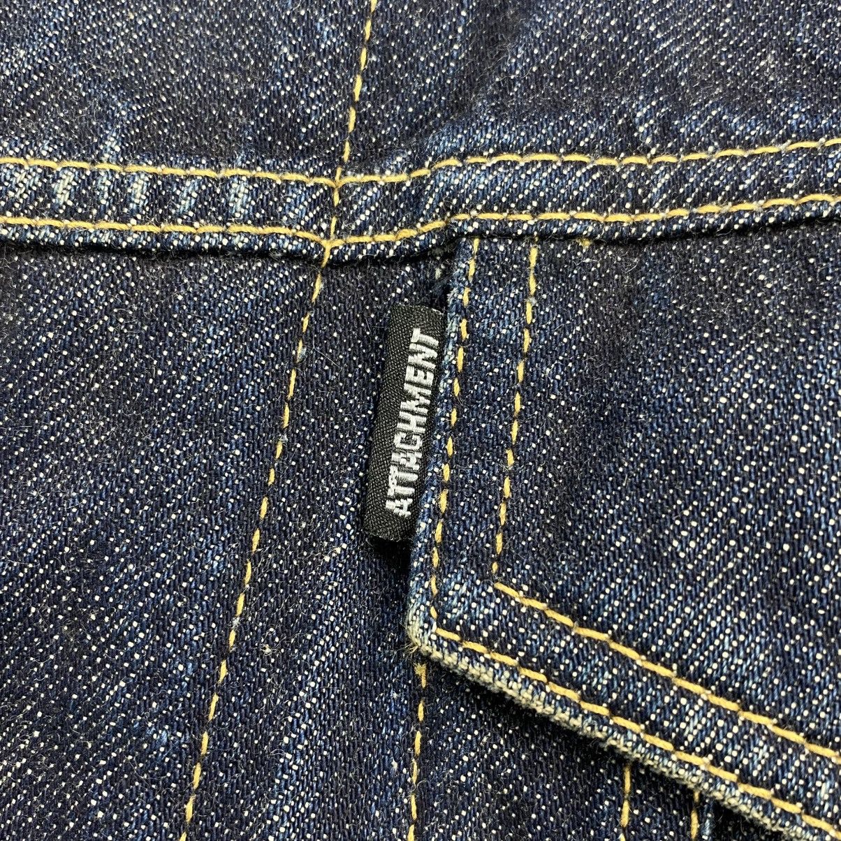 Attachment (SAMPLE) by Kazuyuki Kumagai Blue Faded Denim Jacket Size US M / EU 48-50 / 2 - 3 Thumbnail