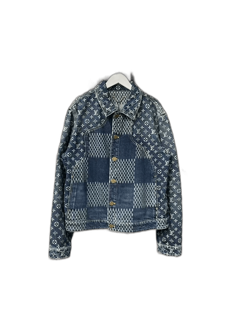 Louis Vuitton Louis Vuitton Nigo Check Denim Jacket | Grailed
