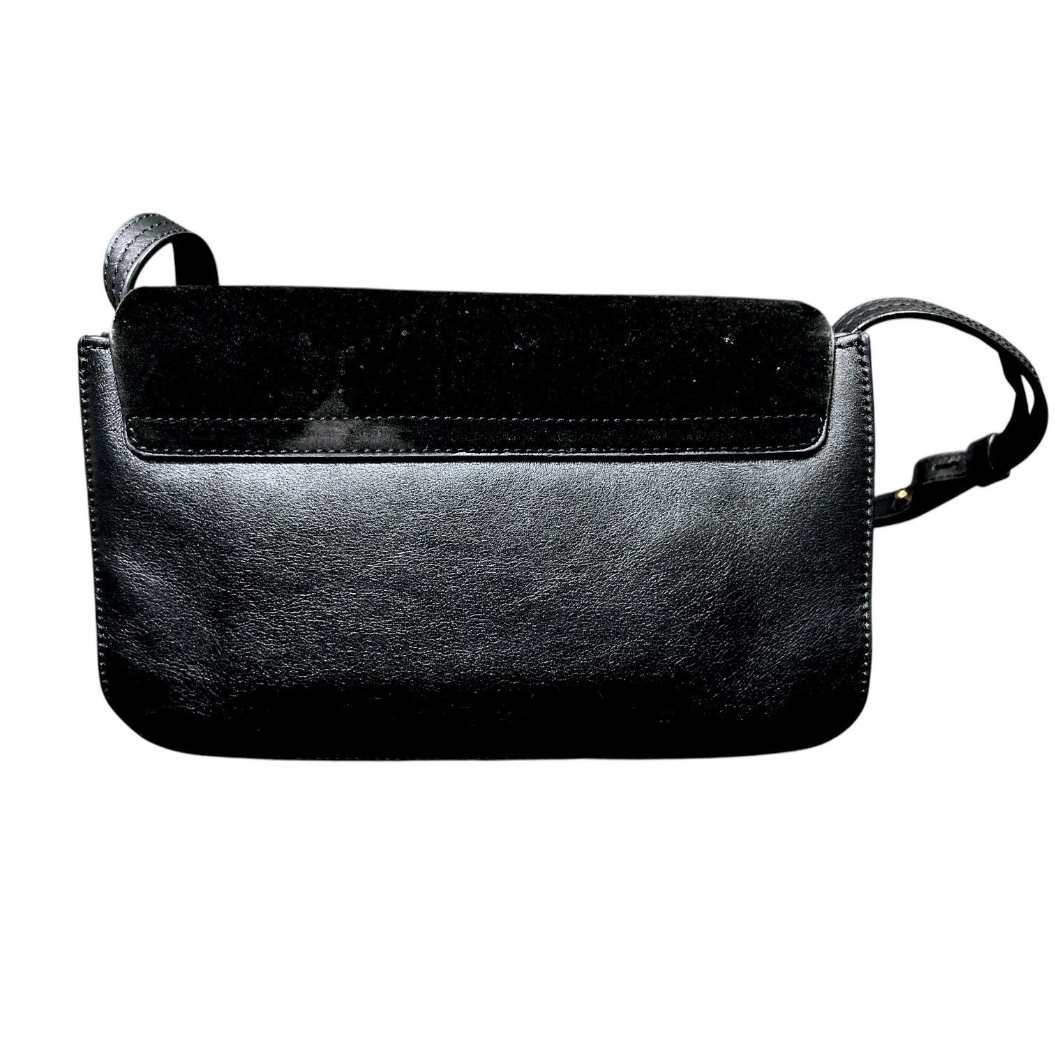 Chloe Chloe Faye Black & Gold Handbag w/ Strap - $1,350 Retail Size ONE SIZE - 3 Thumbnail