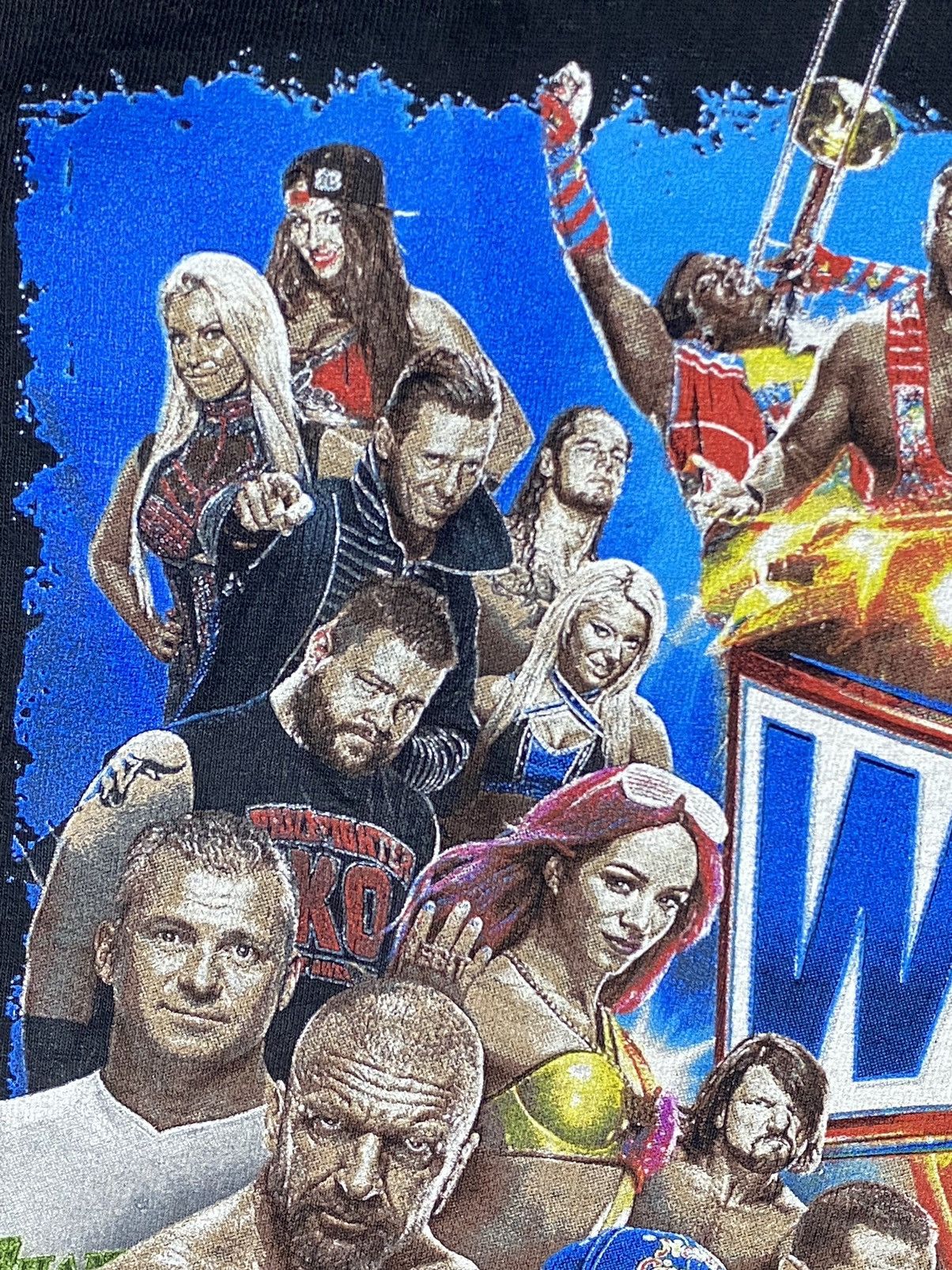 Vintage × WWE Wrestlemania 2017 (Orlando, FL) t shirt (sz Boys L) Size US S / EU 44-46 / 1 - 8 Thumbnail