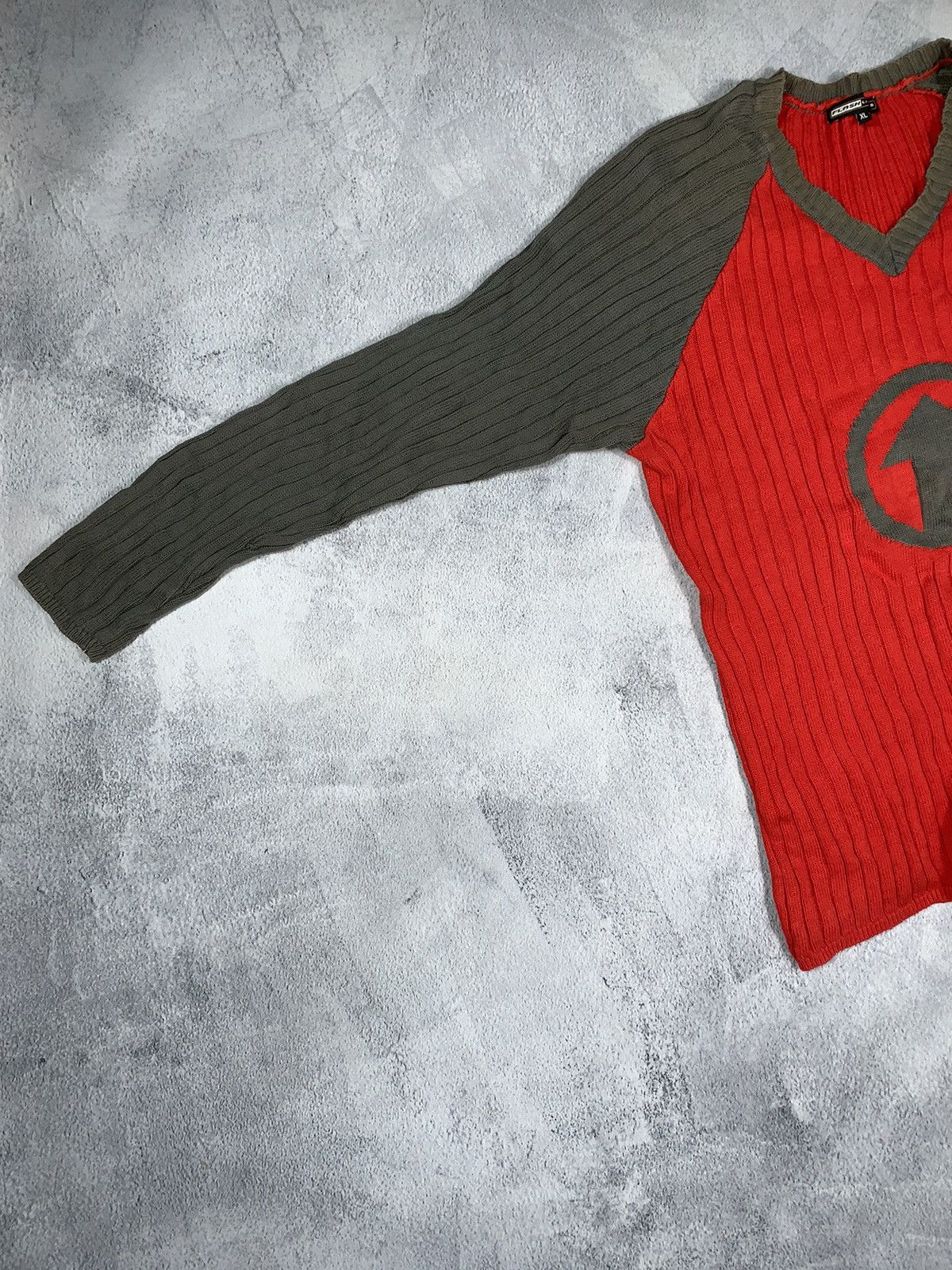 Vintage Vintage 90s Ribbed Japanese sweater streetwear size XL Size US XL / EU 56 / 4 - 4 Thumbnail