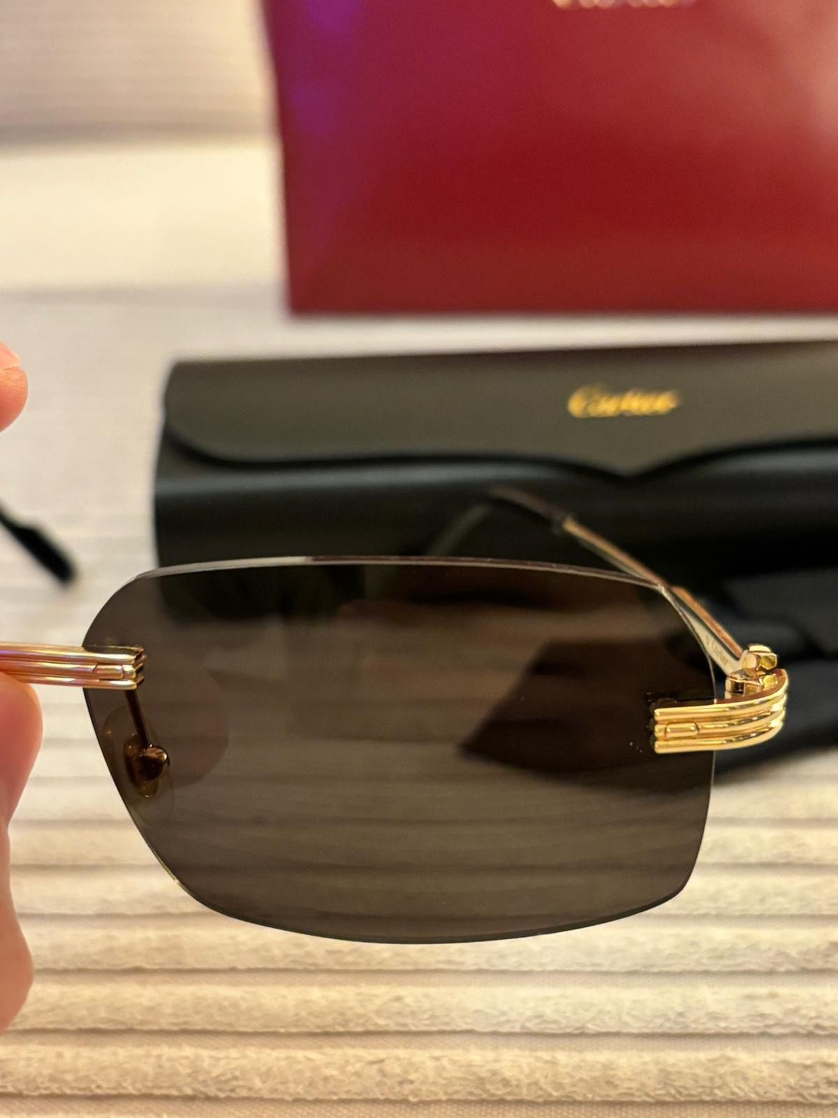 Cartier Authentic Cartier G48 G26 FT rimless sunglasses Size ONE SIZE - 5 Thumbnail