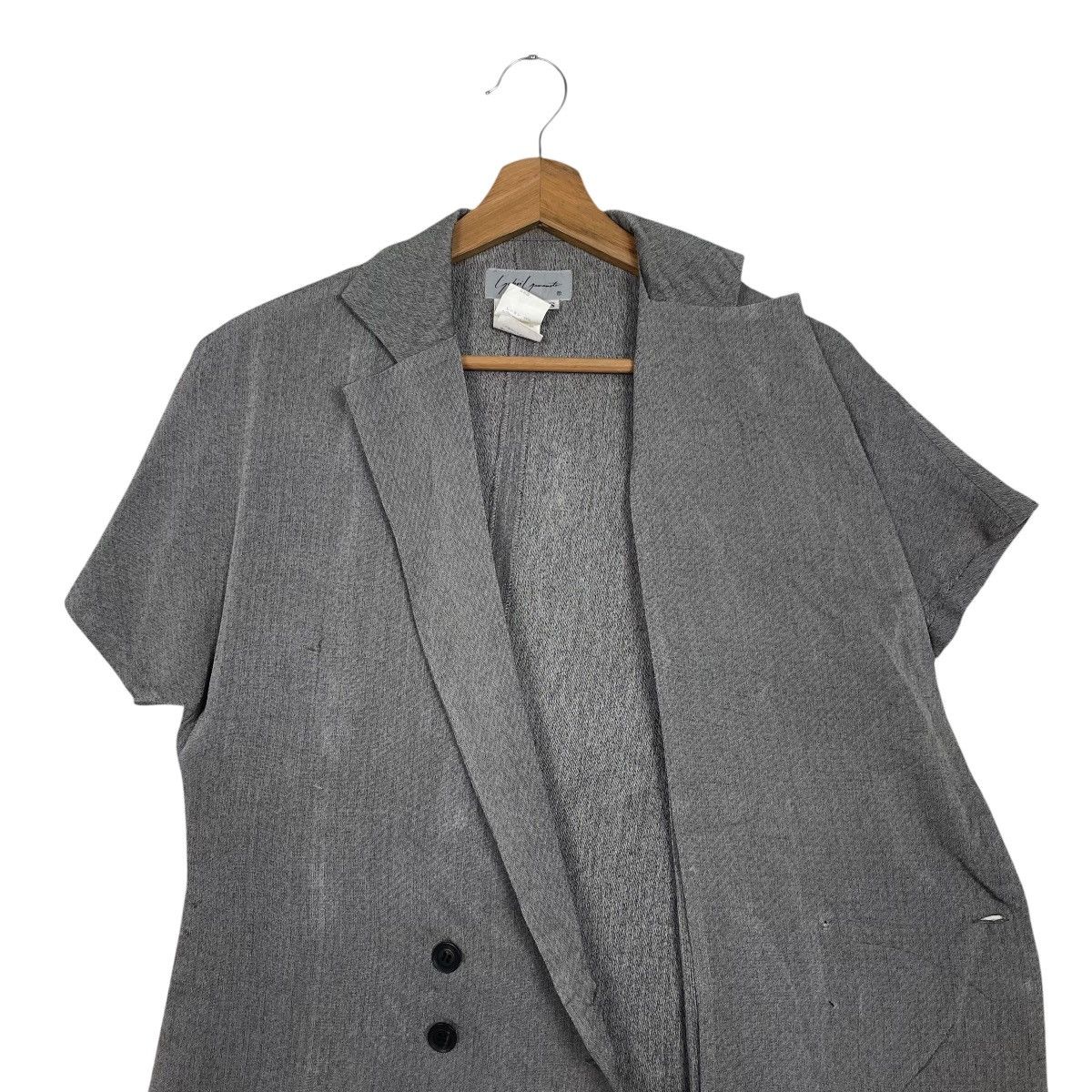 Yohji Yamamoto Yohji Yamamoto Double Breasted Rayon Jacket Size S / US 4 / IT 40 - 10 Thumbnail